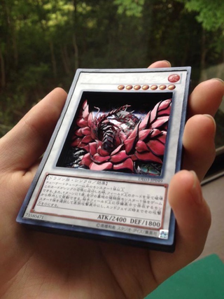 Illustration for article titled Yu-Gi-Oh! Fan Creates Stunning Shadowbox Cards